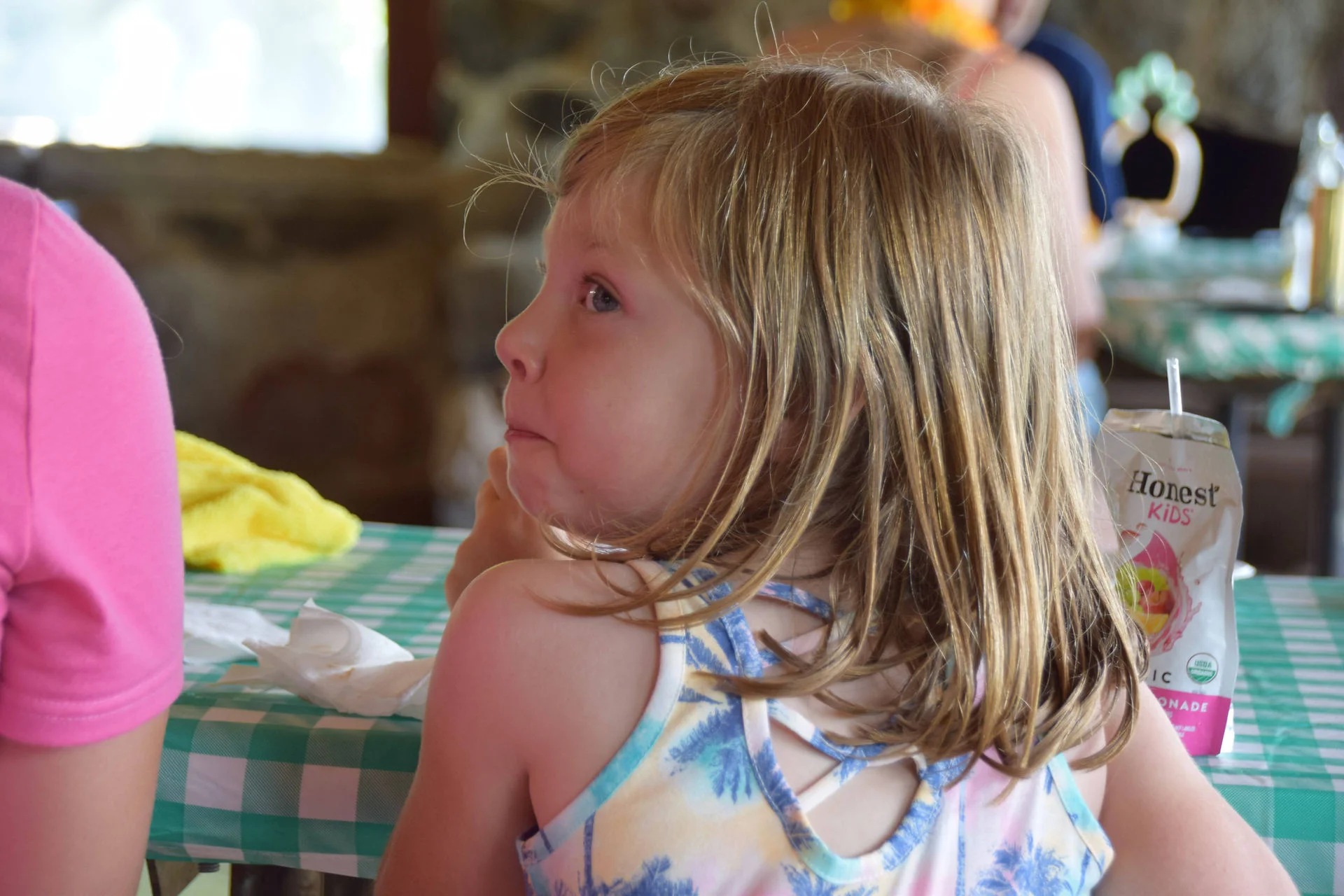 Photos of food, happenings, staff and family during the company picnic event
