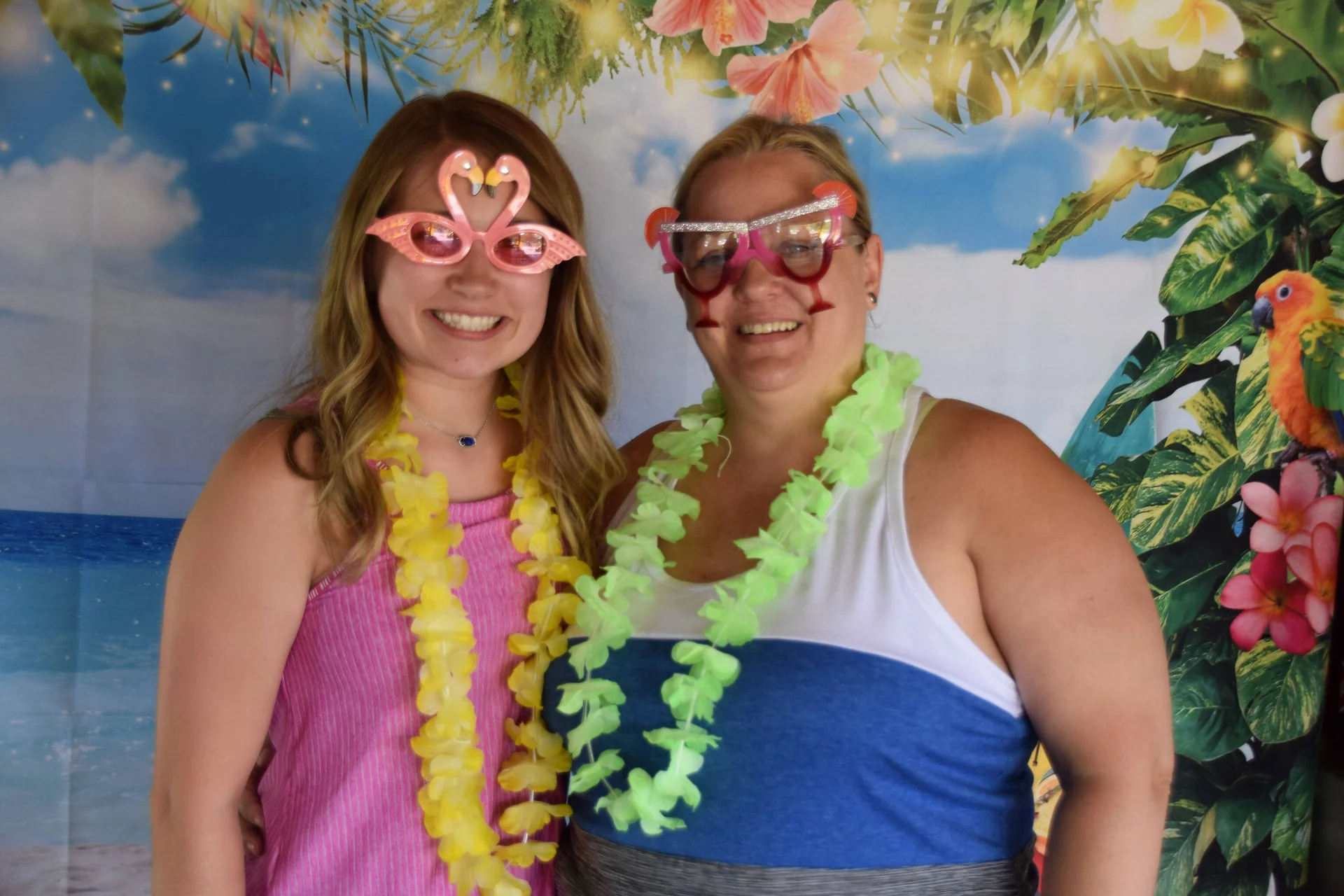 Photos of food, happenings, staff and family during the company picnic event