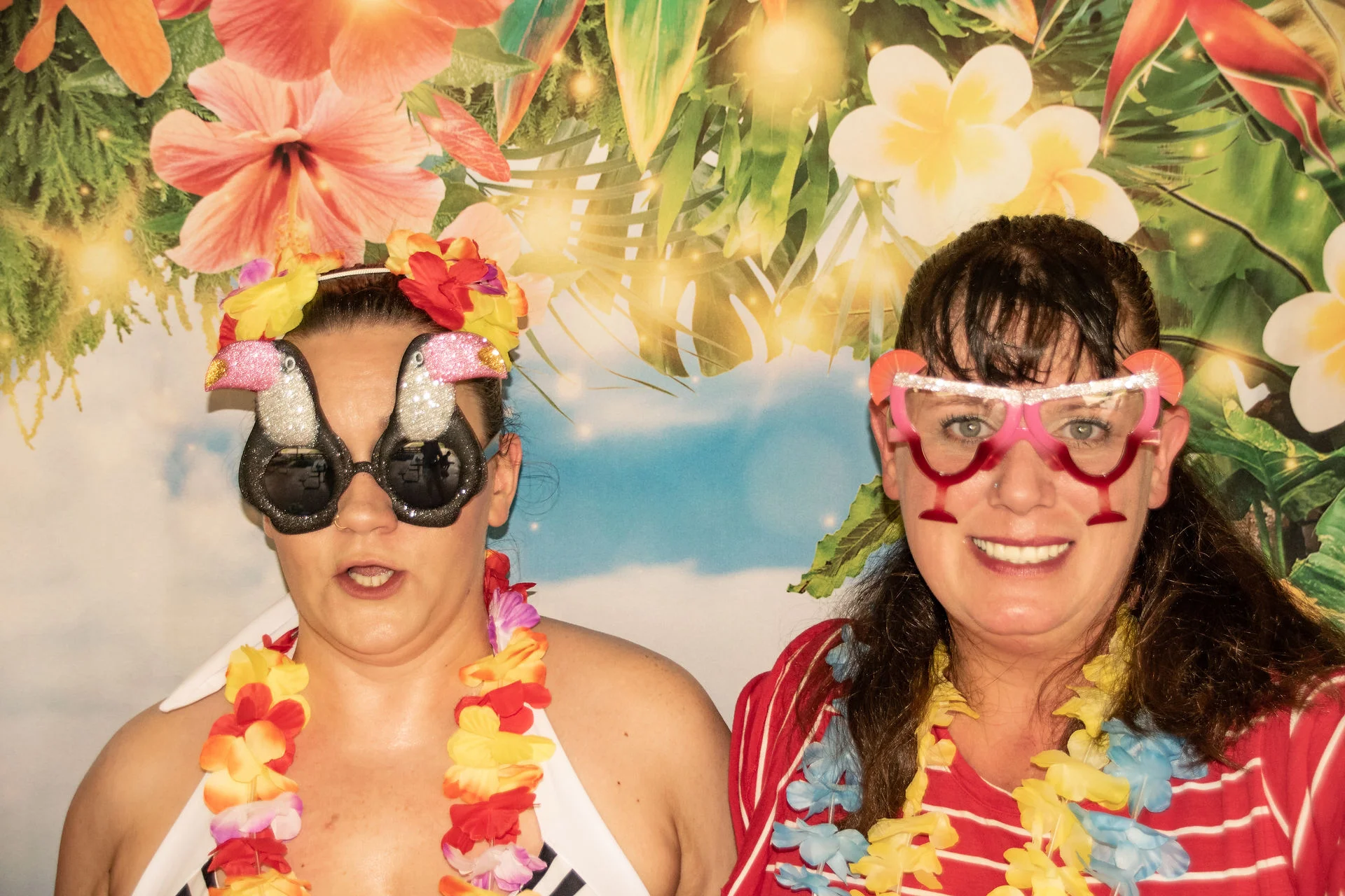 Photos of food, happenings, staff and family during the company picnic event