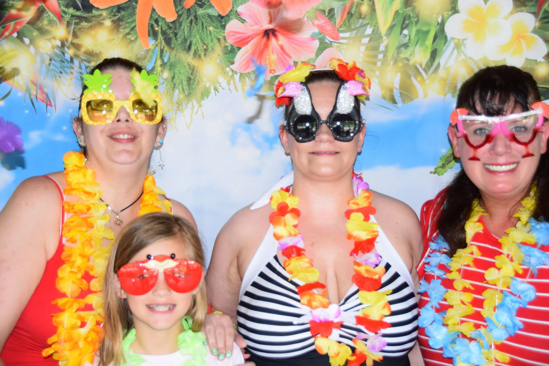 Photos of food, happenings, staff and family during the company picnic event