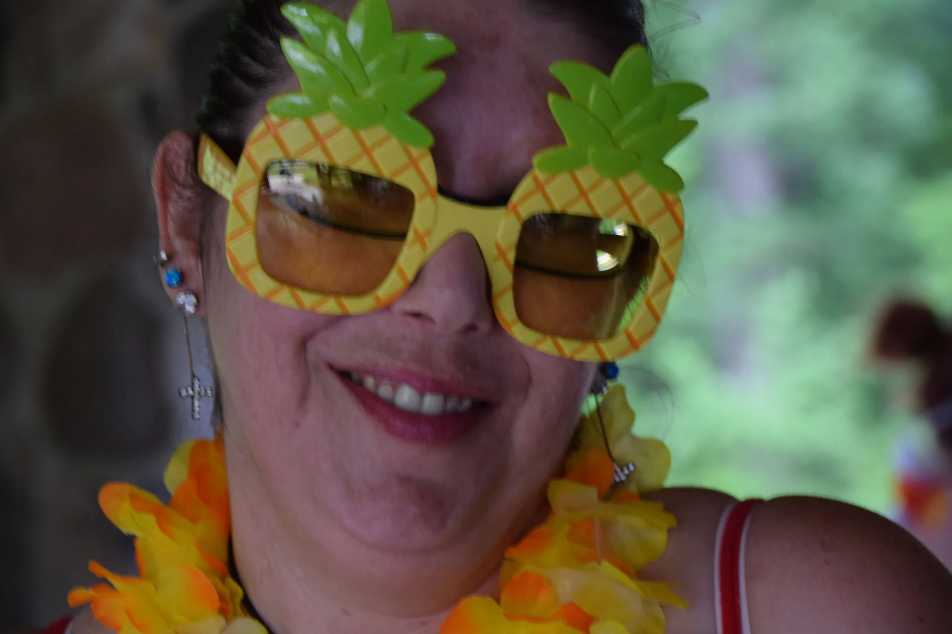 Photos of food, happenings, staff and family during the company picnic event