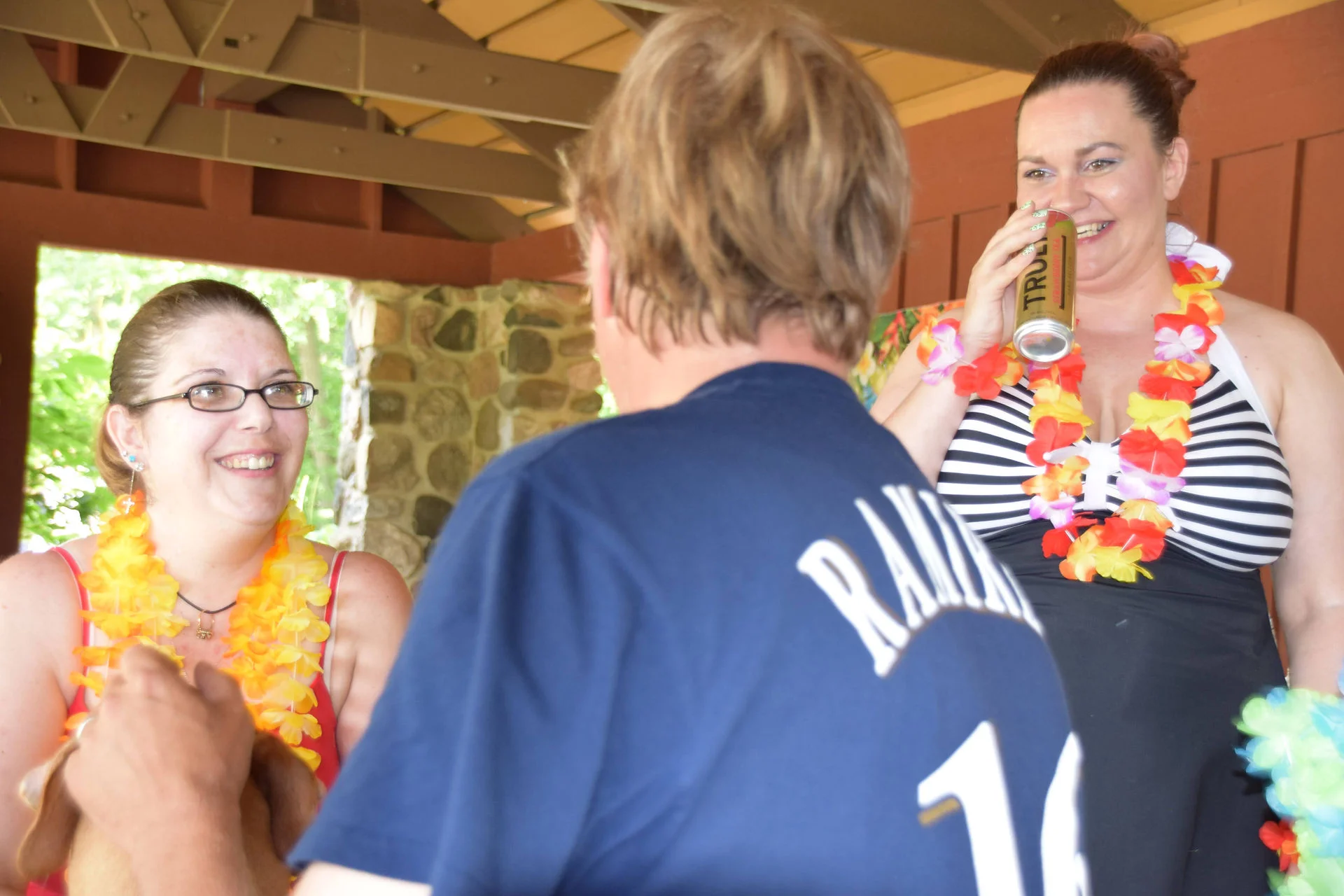 Photos of food, happenings, staff and family during the company picnic event