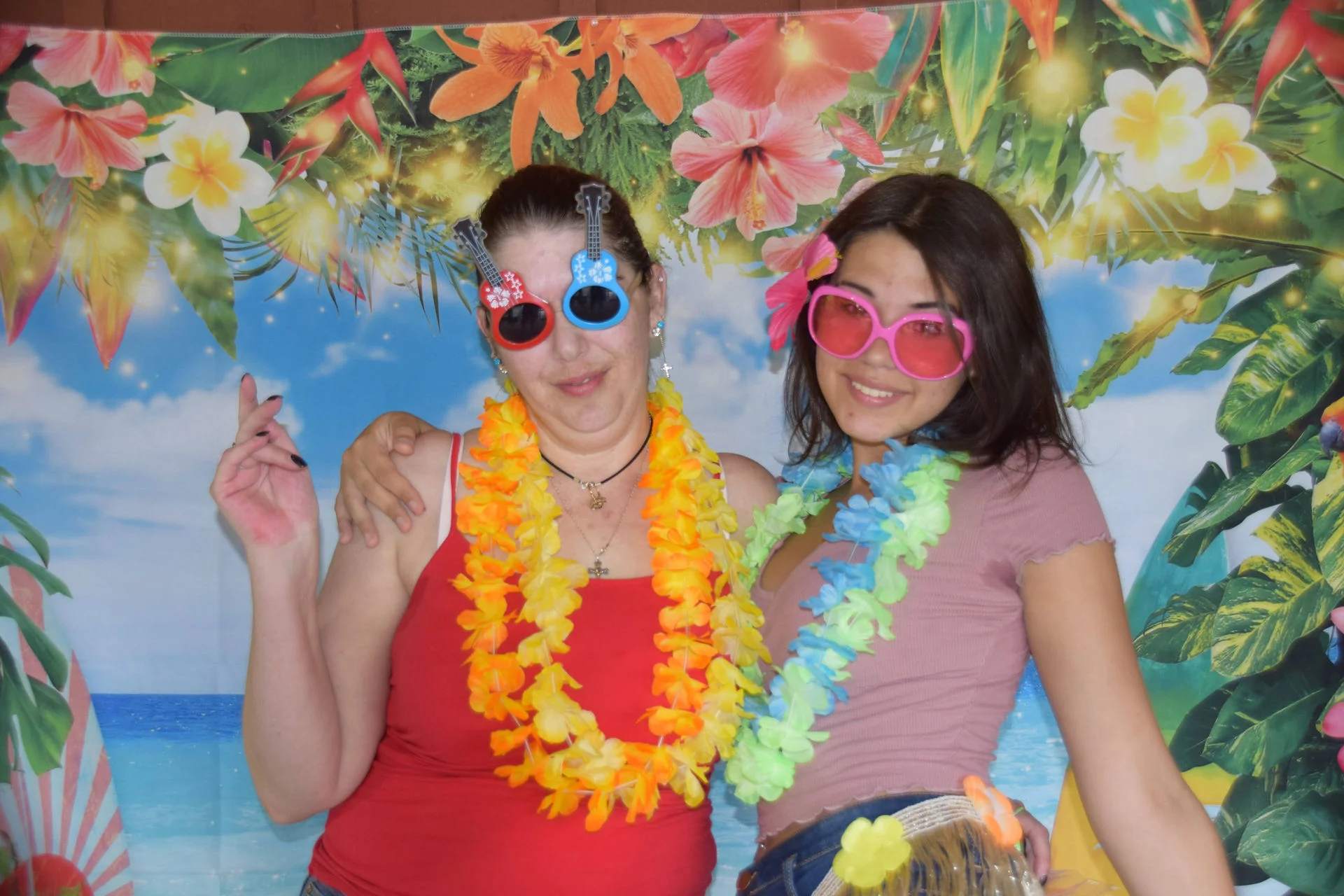 Photos of food, happenings, staff and family during the company picnic event