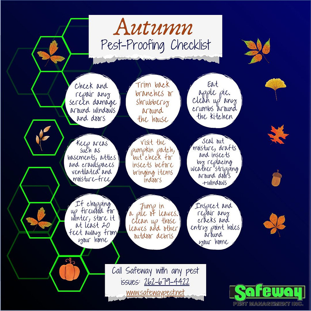 Autumn Pest-Proofing Checklist